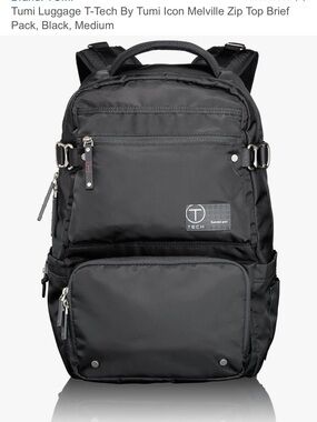 TUMI T-Series Black Men's Backpack excellent condition